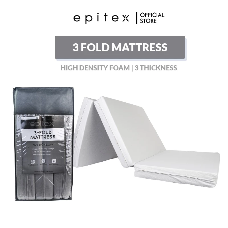 Epitex 3 fold High Density Foam Mattress