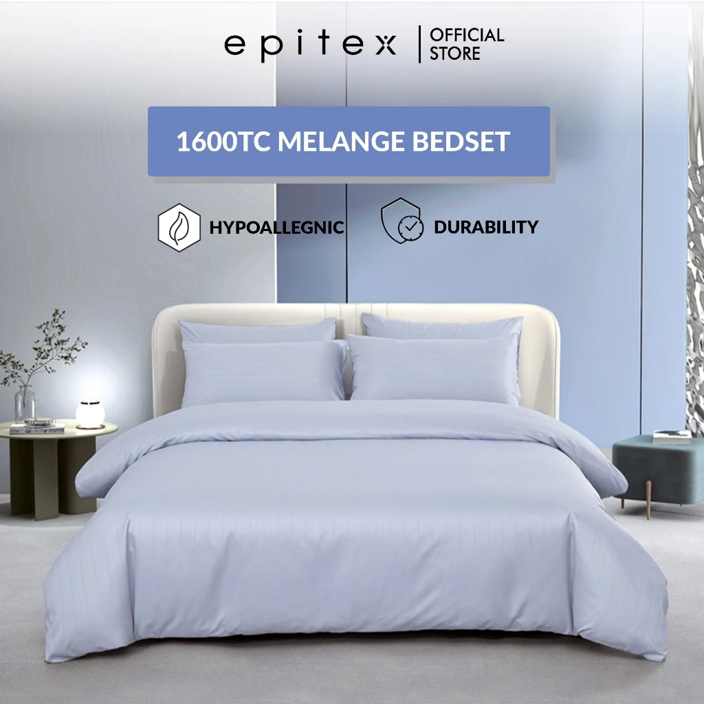 Epitex Melange 1600TC Tencel Blend Dobby Bed Set