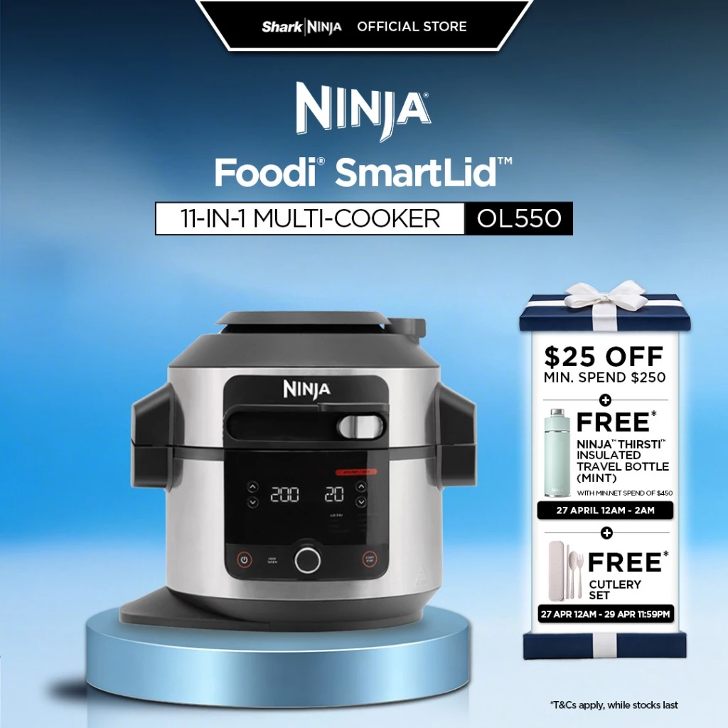 Ninja Foodi 11 in 1 SmartLid Multi cooker